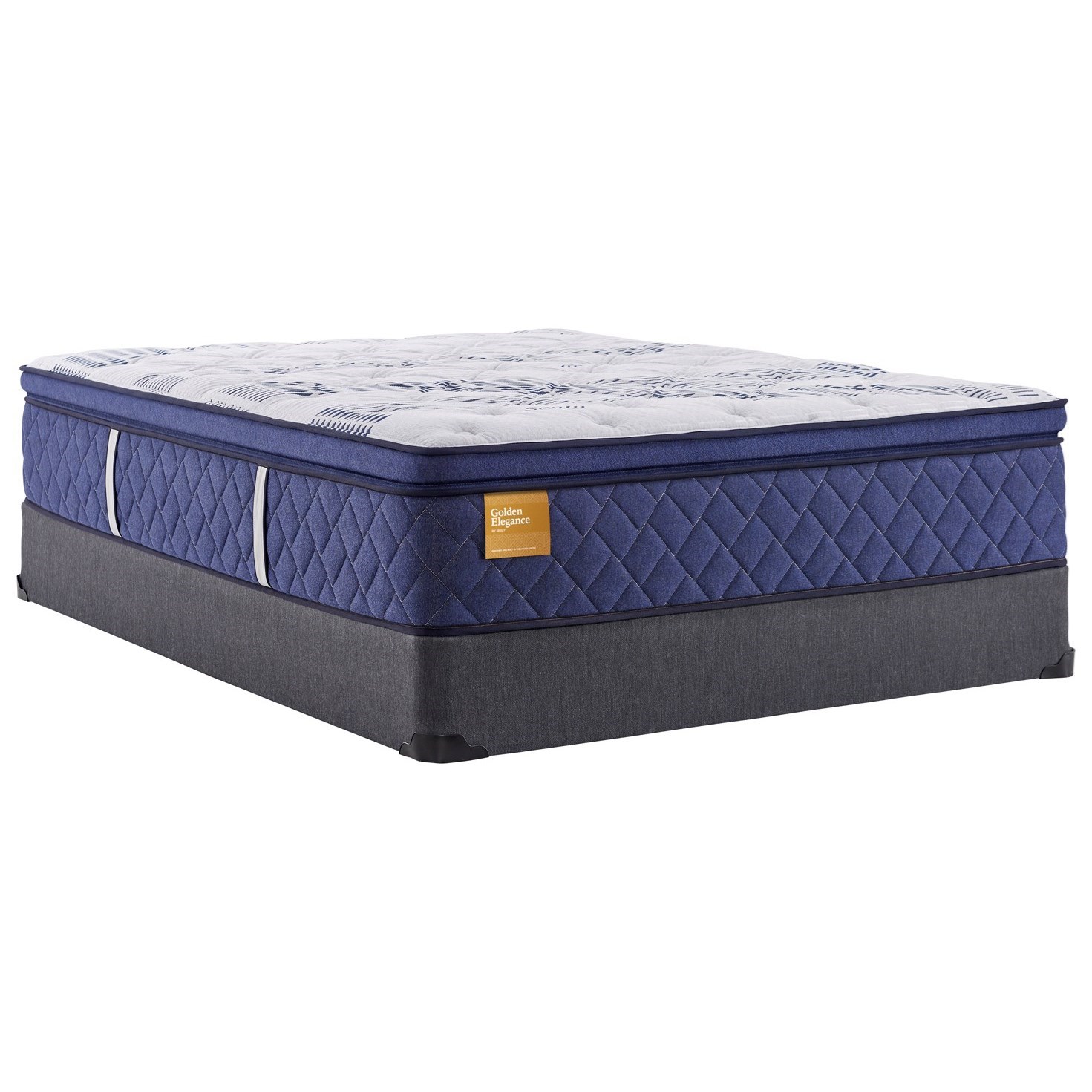 Sealy Elegant Gold Plush PT B6 52609940+62663340 Full 15" Plush PT